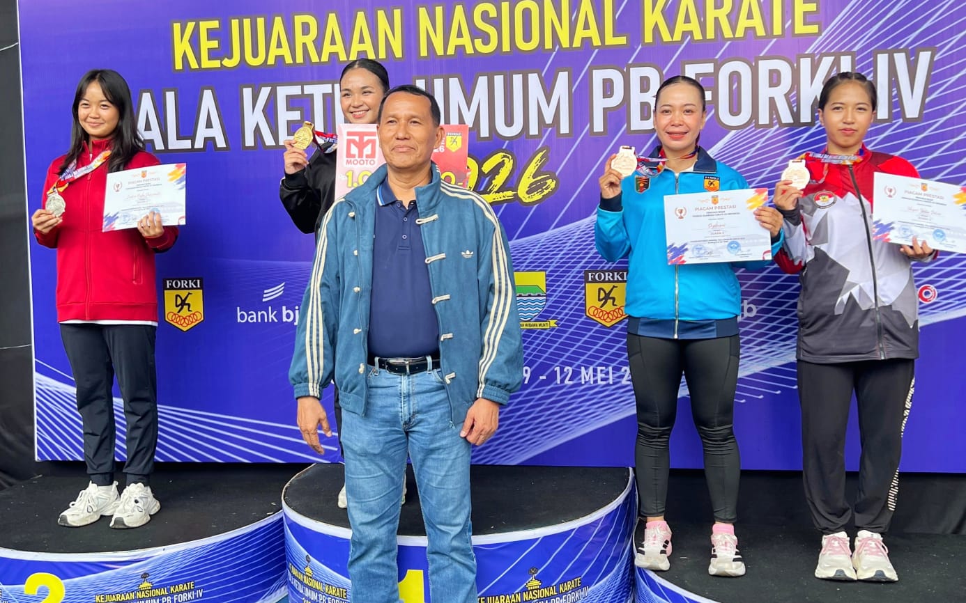 Guru Olahraga SMA Hang Tuah Kotabumi Raih Medali di Kejurnas PB Forki 2026